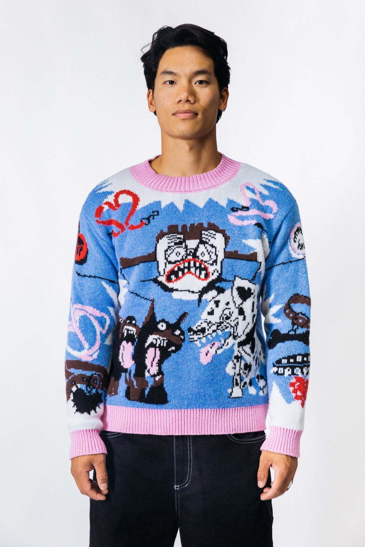 BARKING DOGS DON'T BITE CREWNECK
